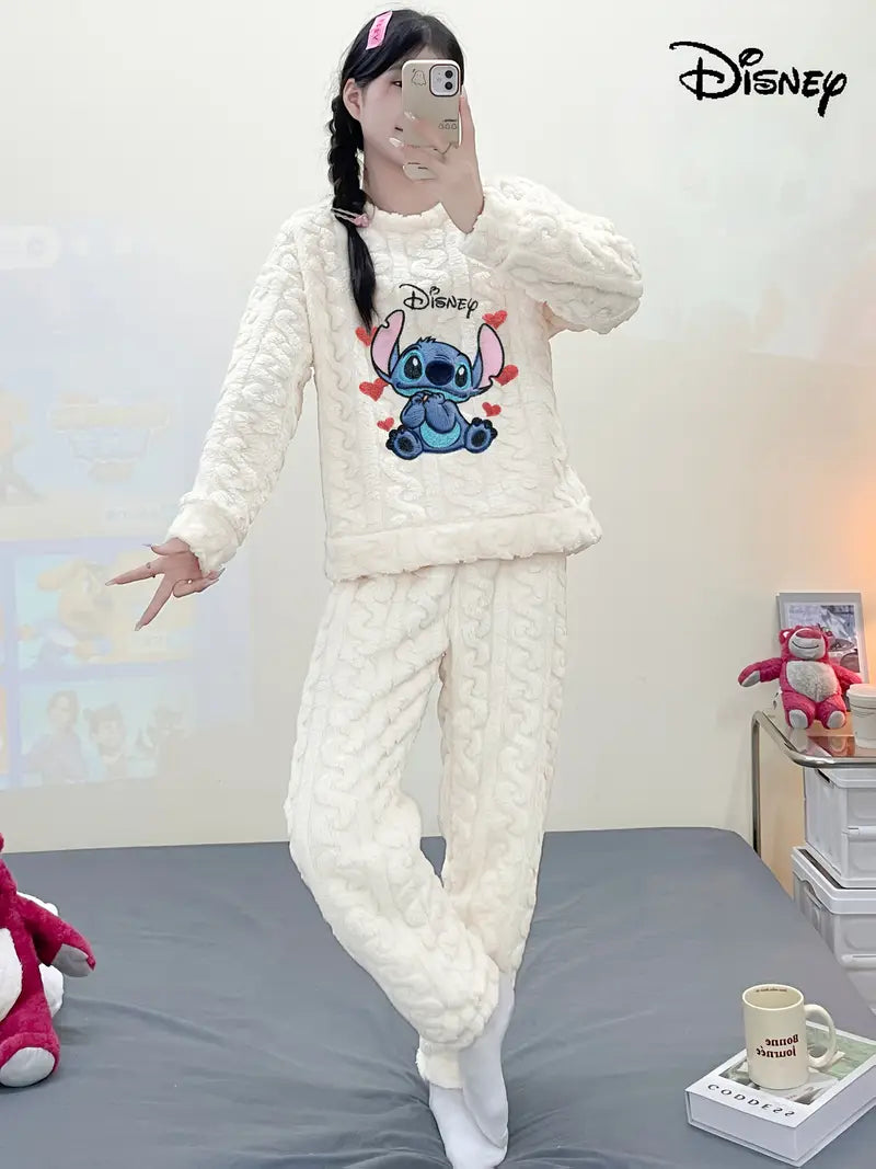 Trend Autumn-Winter New  Classic Plush Pajama Set,