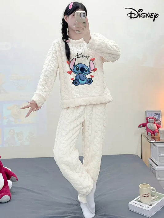 Trend Autumn-Winter New  Classic Plush Pajama Set,