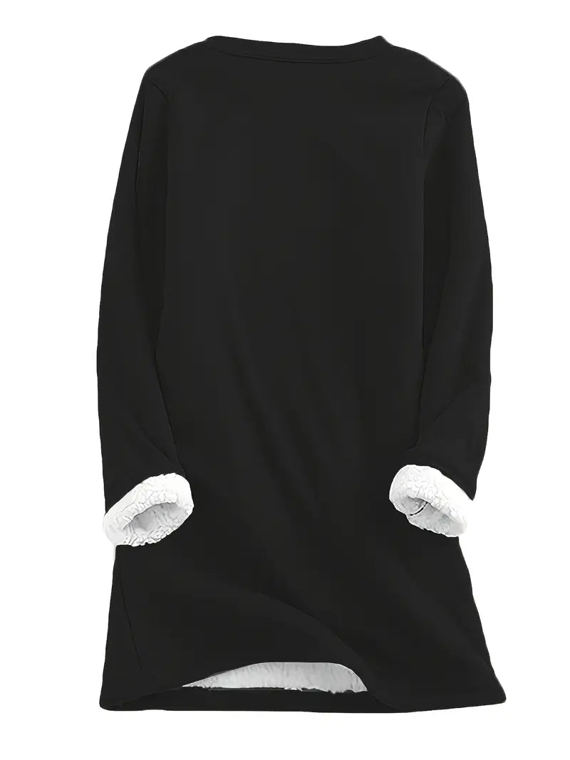 Plus Size, 3pcs New Autumn/Winter Fleece-Lined