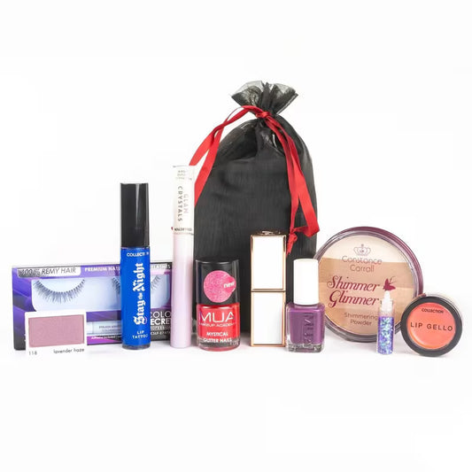 10-Piece Assorted Beauty Set for Makeup & Nail Art