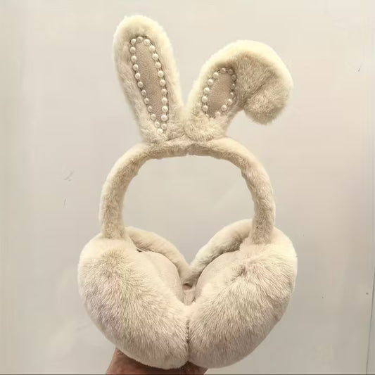 1pc Winter Bunny Ear Warmers,
