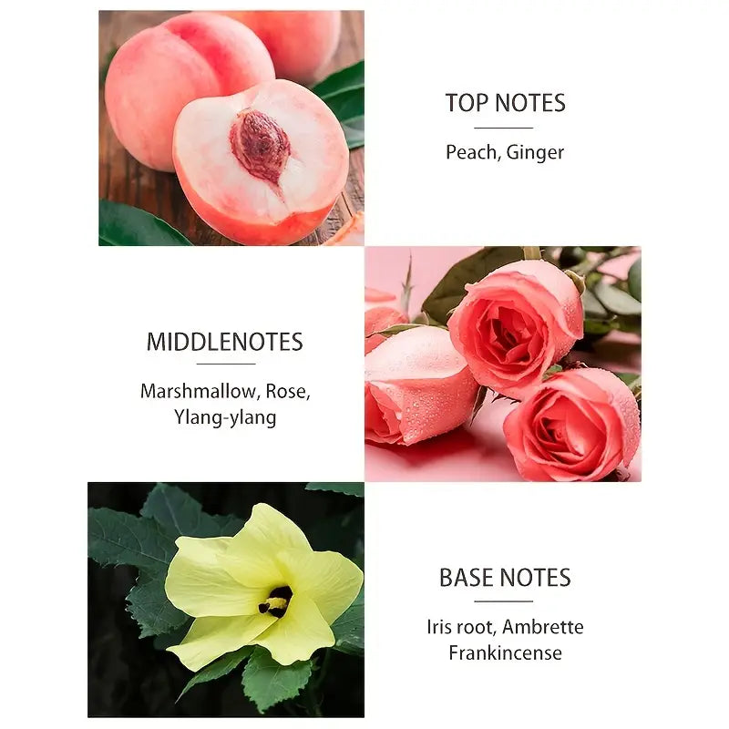 Elegant Ballet Dancer Eau De Parfum for Women, 1.7fl. oz - Pink with Golden Cap