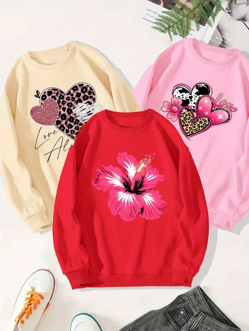 Women's 3pcs Sweatshirt Set