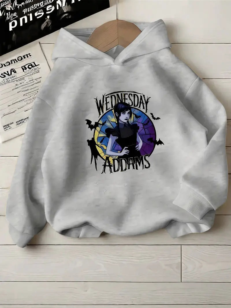 Girls' Autumn Winter Casual Hooded Sweatshirt