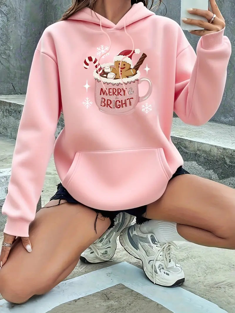 Women's Dark Green Hooded Sweater