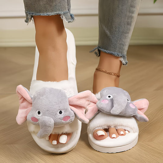 Elephant Novelty Slippers – Women's