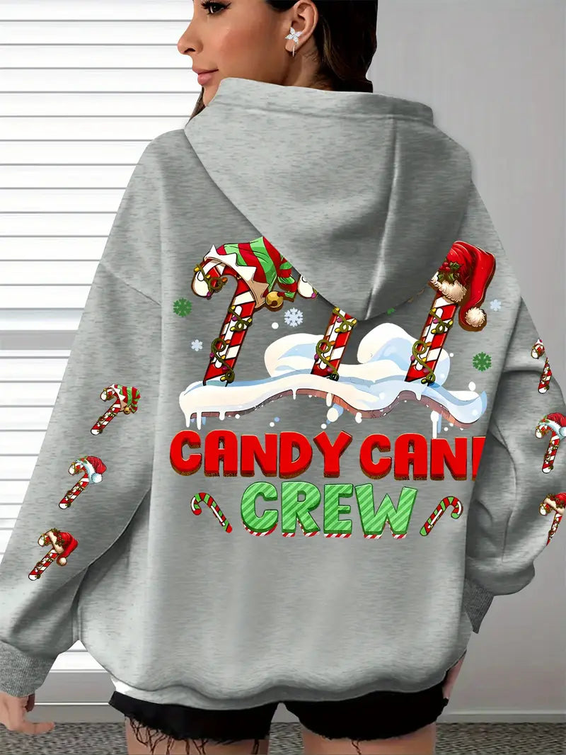 Women'S Plus Size Christmas Hoodie