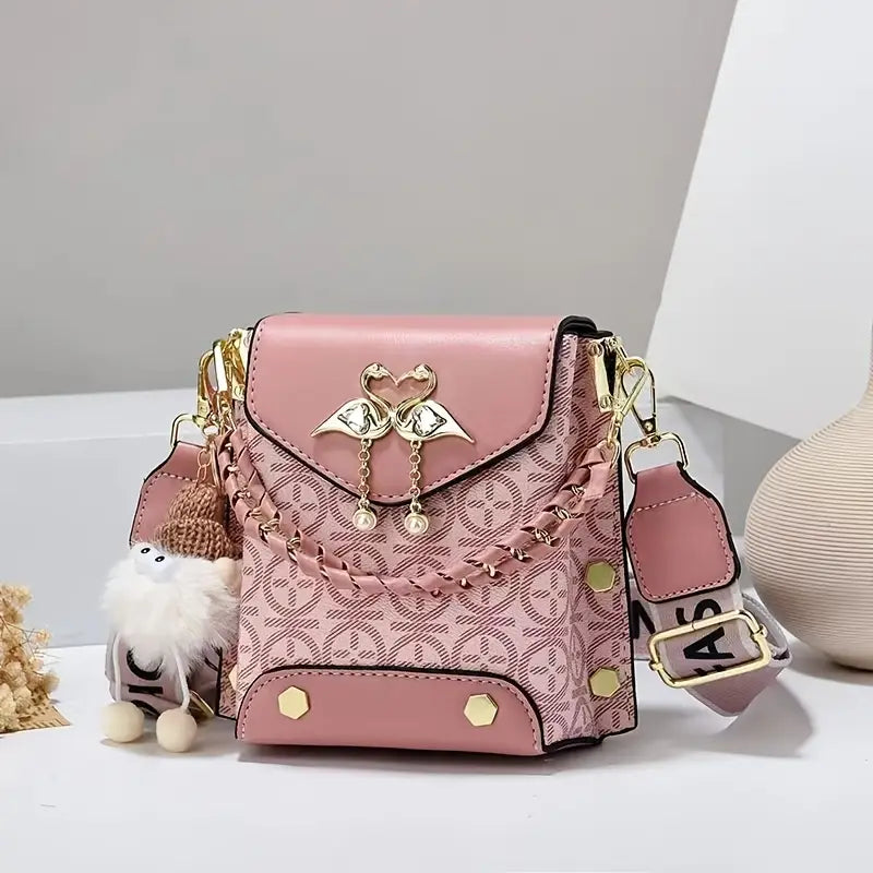 Shop our elegant checkered small handbag featuring a timeless pattern perfect for sophisticated style