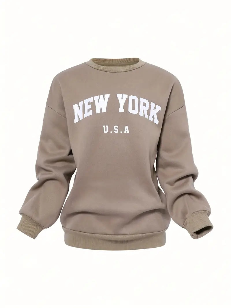 , Plus Size, Women's Oversized 2pcs Oversized Sweatsuit Set