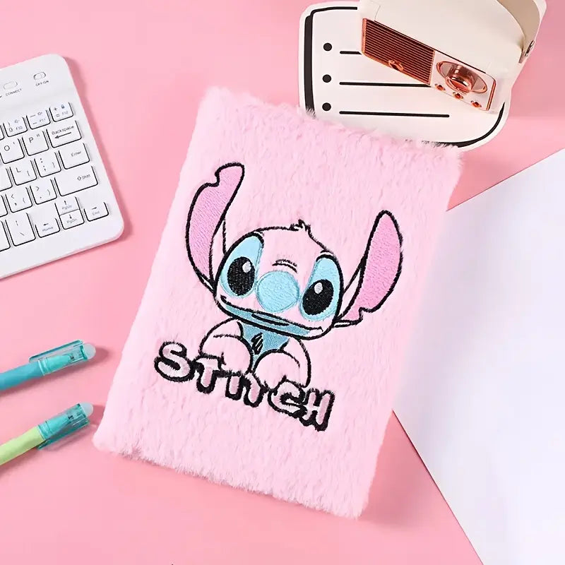 1pc Stitch Plush Notebook