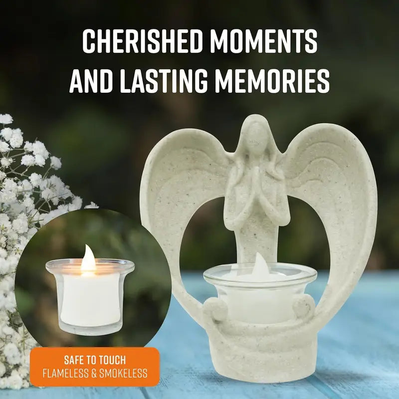 GloBrite Guardian Angel Candle Holders