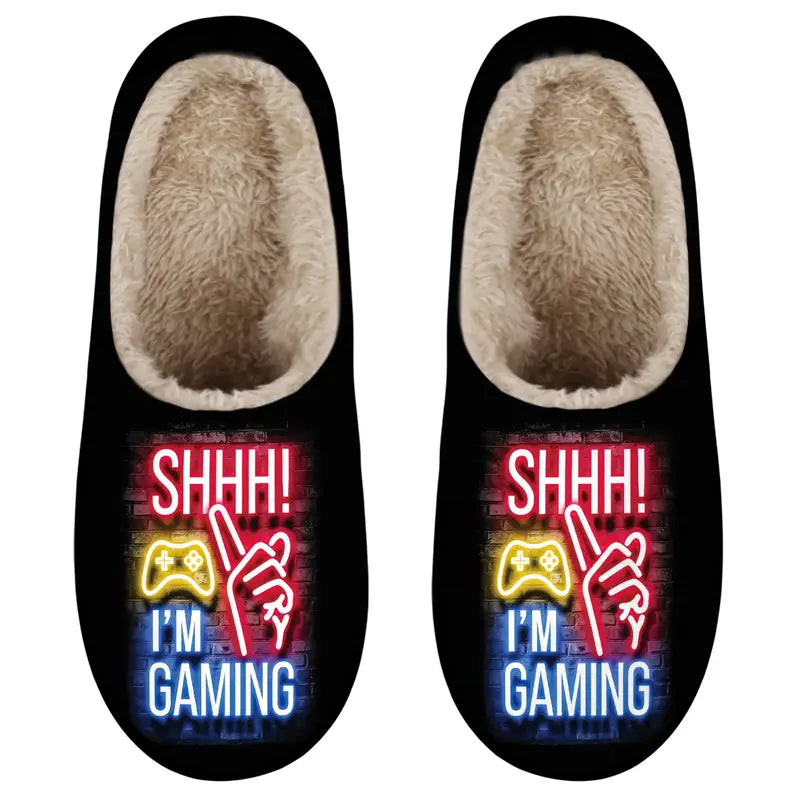 Women's Gaming-Themed Slippers