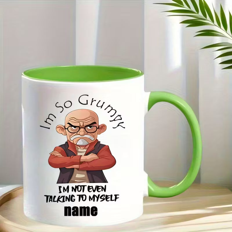 Personalized "Grumpy" Mug with Name/Text