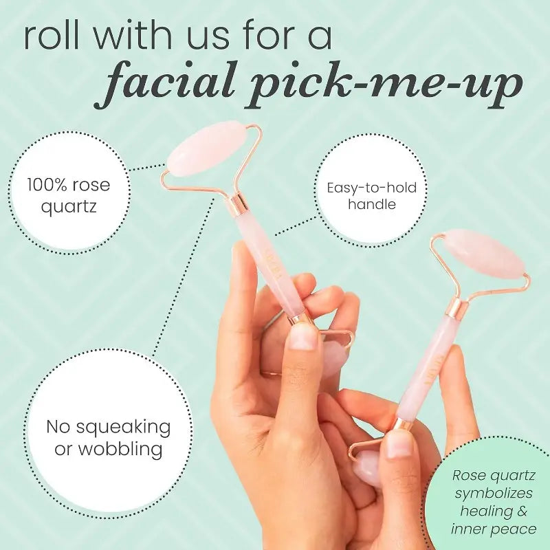 Anti Aging Jade Roller for Wrinkles and Puffy Eyes