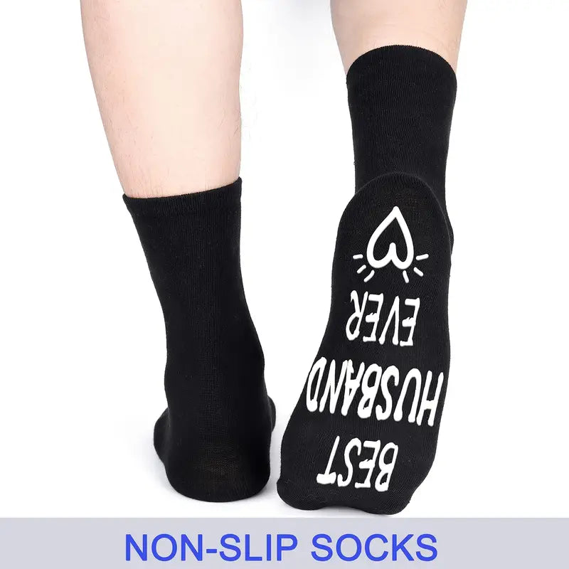 A Pair of "Best Husband" Funny Socks,