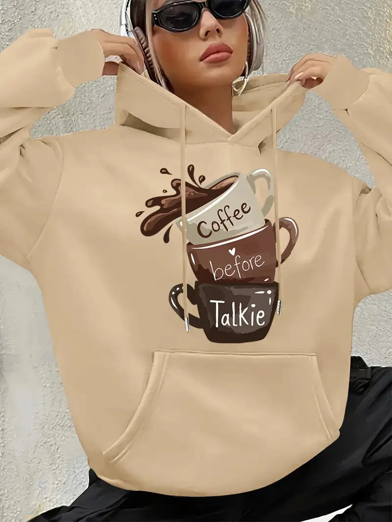 Women's Funny Coffee Before Talkie Coffee Cup