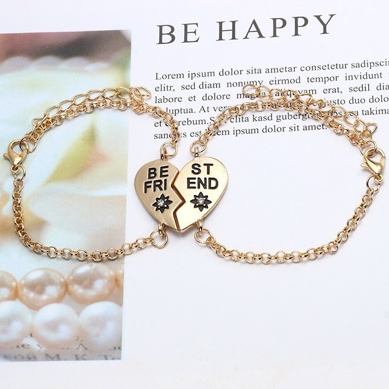 Best Friend Heart-Shaped Bracelets