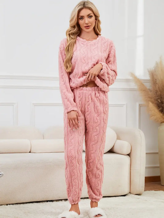 Two-Piece Women's Winter Pajama Set