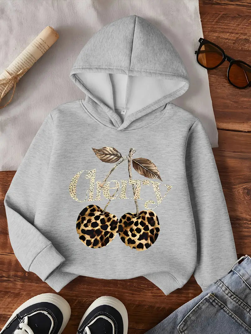 girls Graphic Pullover Sweatshirt