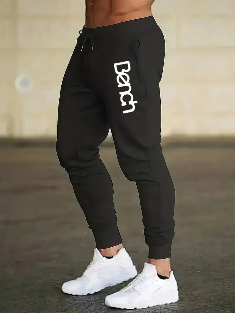 Men'S Navy Blue Casual Joggers