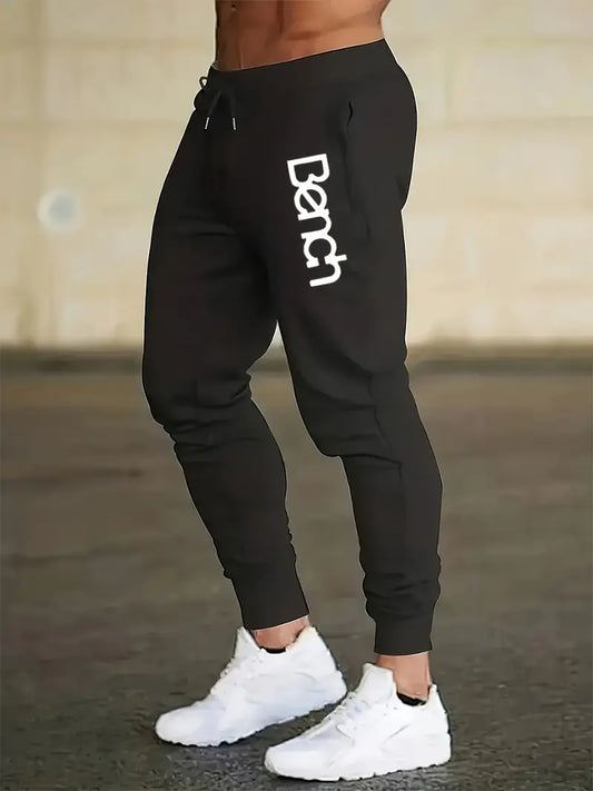 Men'S Navy Blue Casual Joggers