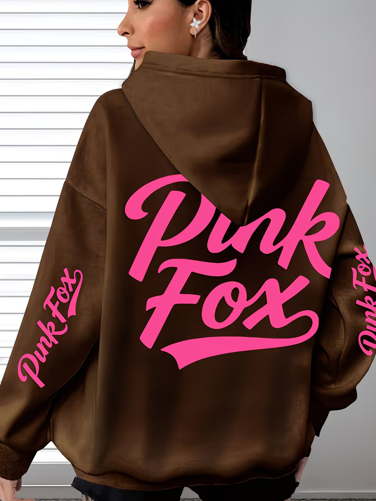 Popular Shiny Punk Printed Hoodie