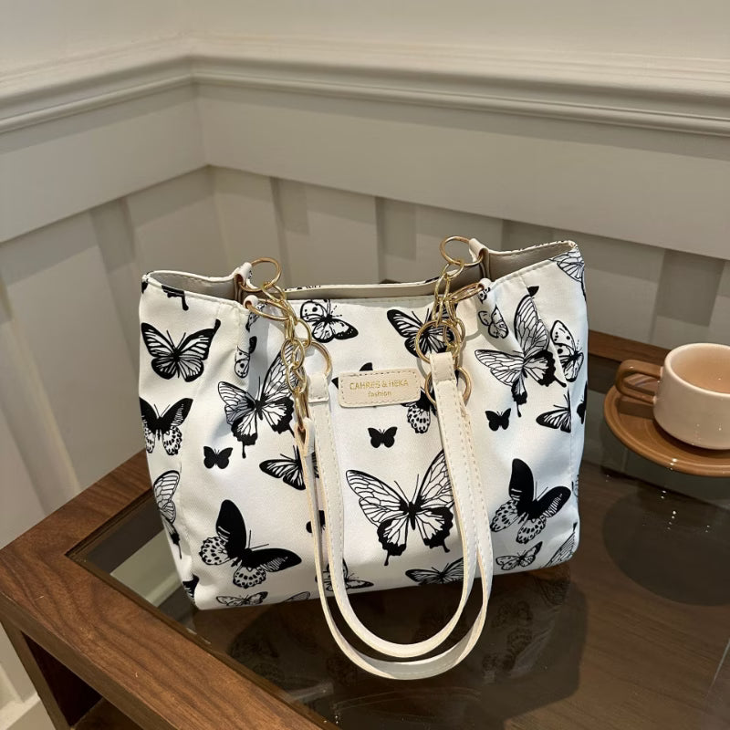 Stylish And Trendy Butterfly Print Handbag