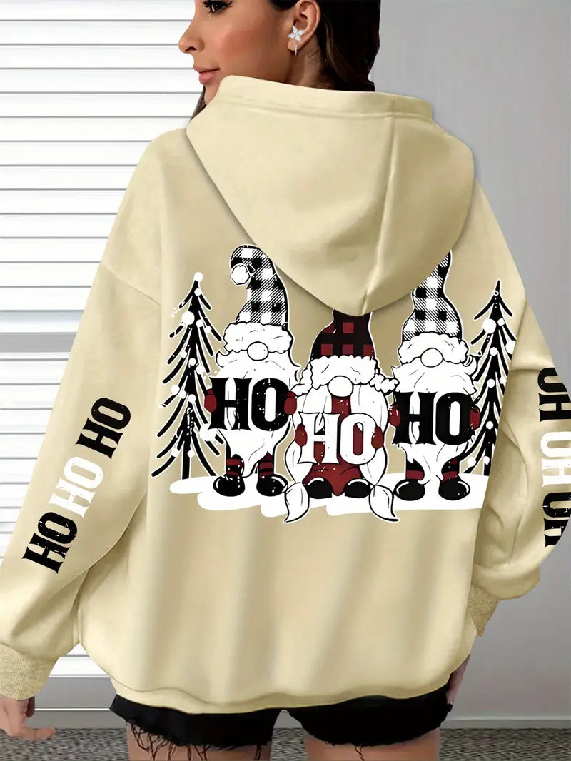 Women's Plus Size Christmas Hoodie