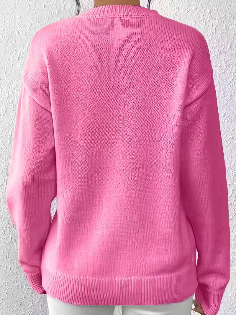Women'S Plus Size Elegant Sweater