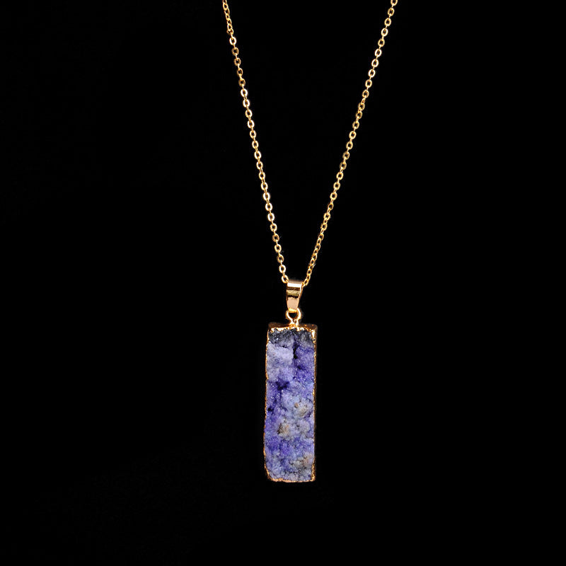 Natural Stone Pendant Necklace