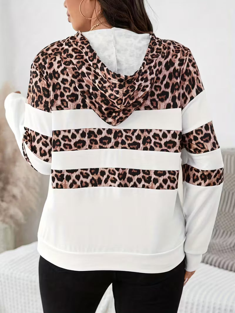 Leopard Print Hoodie