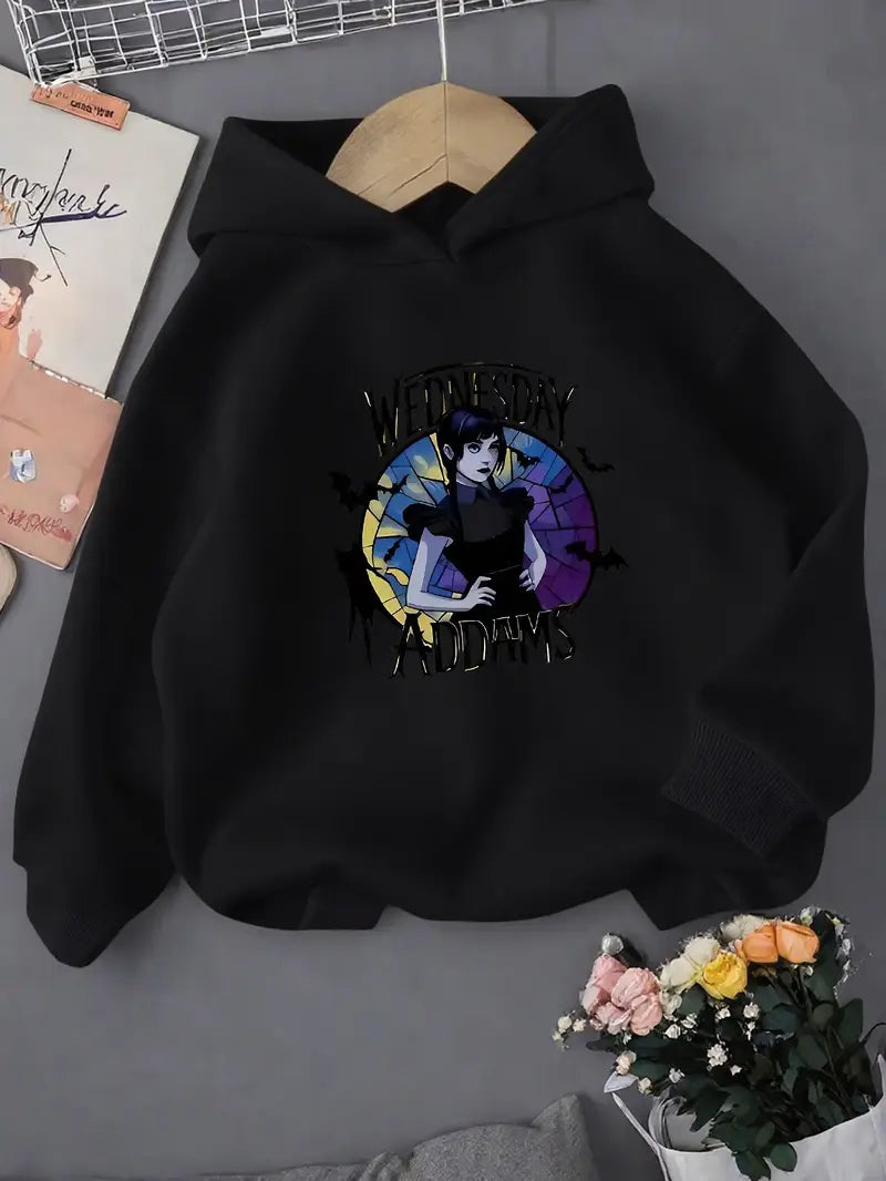 Girls' Autumn Winter Casual Hooded Sweatshirt