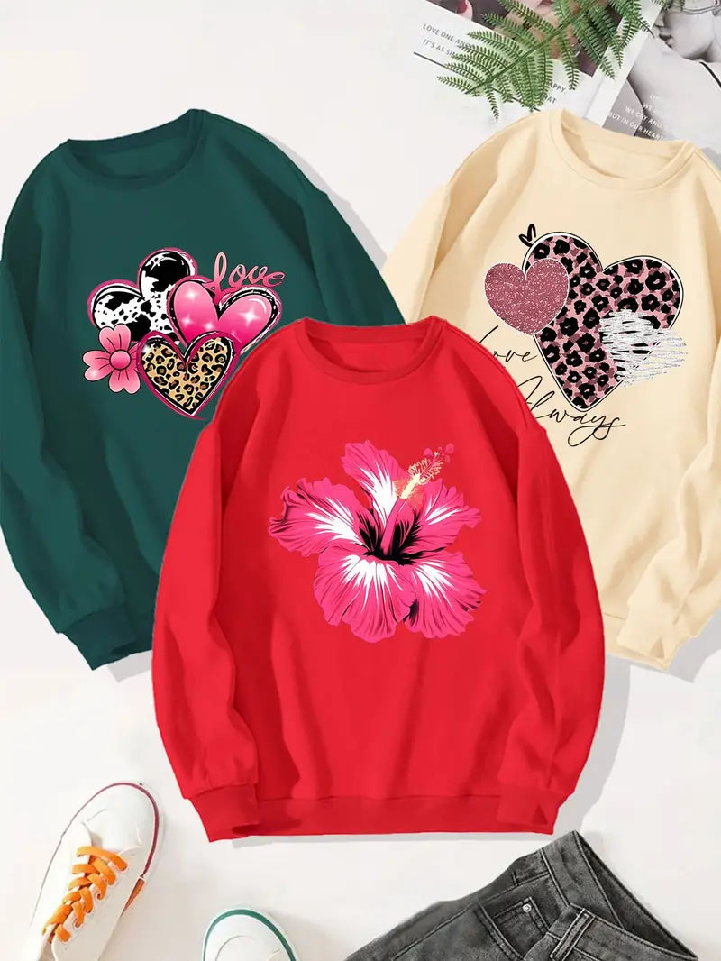 Women's 3pcs Sweatshirt Set