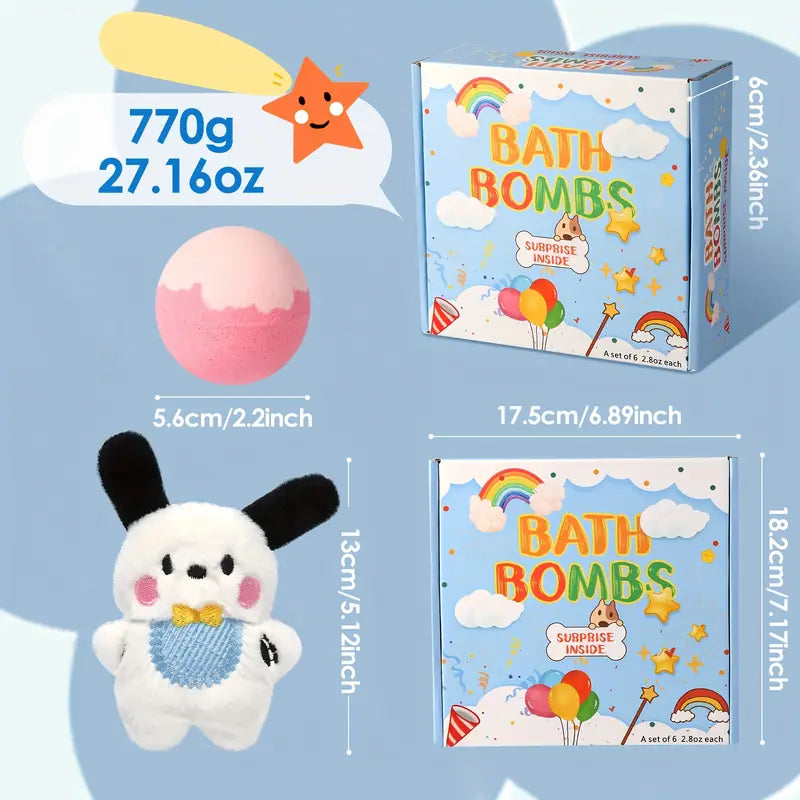 6pcs Bath Bomb Gift Set