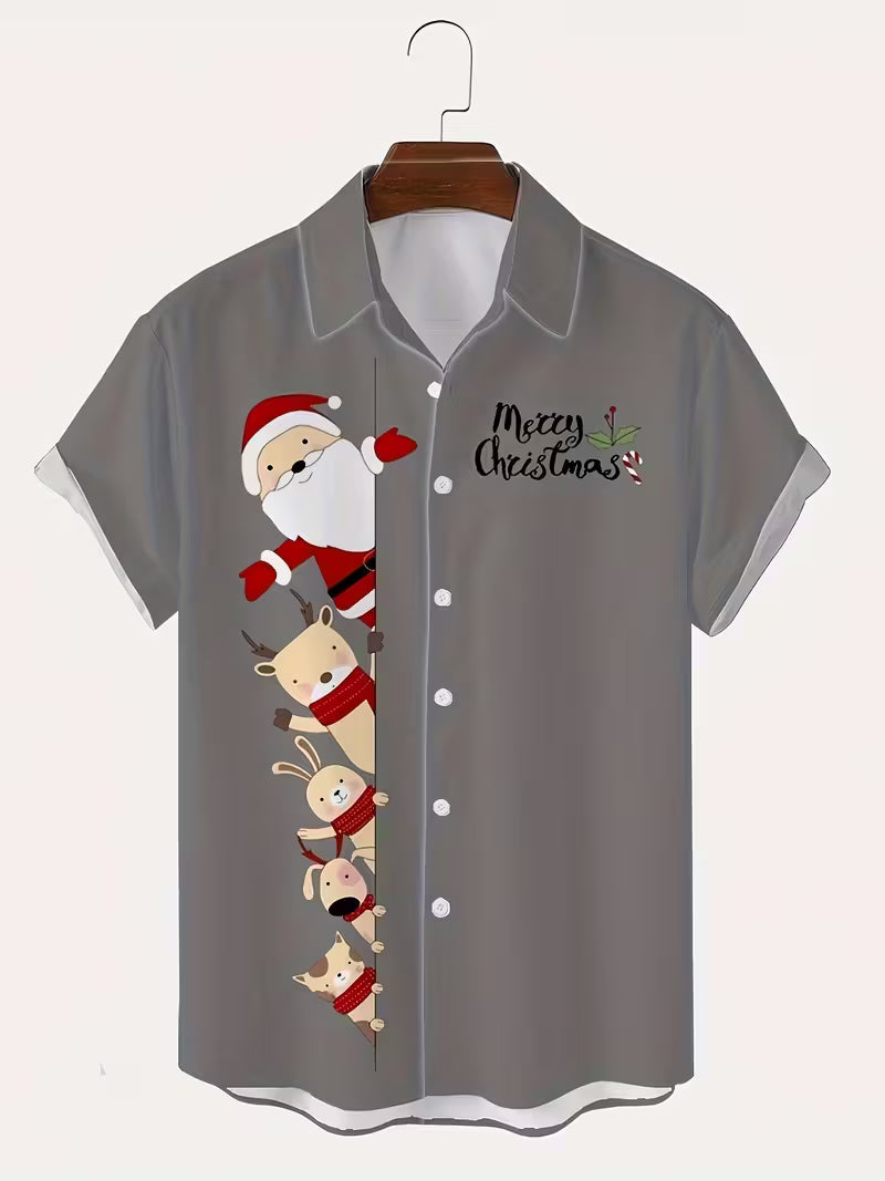 Festive Men's Christmas Shirt