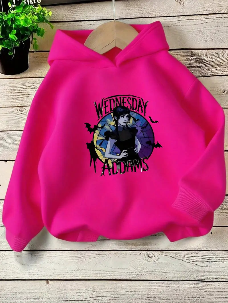 Girls' Autumn Winter Casual Hooded Sweatshirt