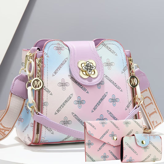 Women'S Three-Piece Handbag Set,