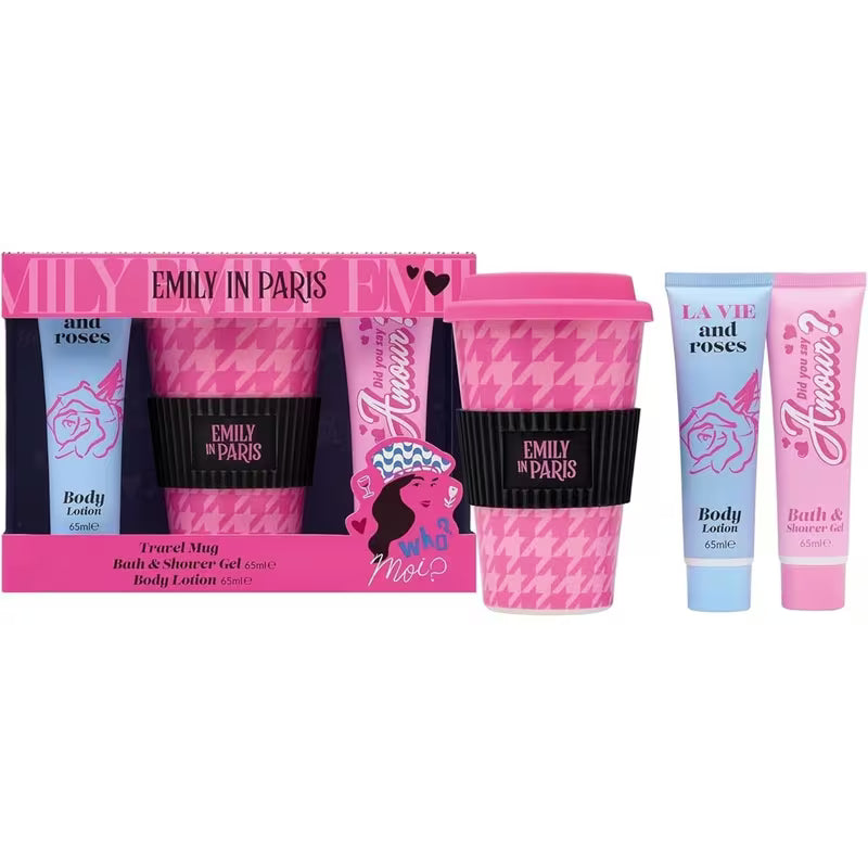 Emily in Paris Travel Mug Set,