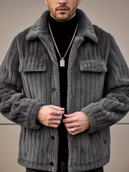 Men's Winter Plush Jacket