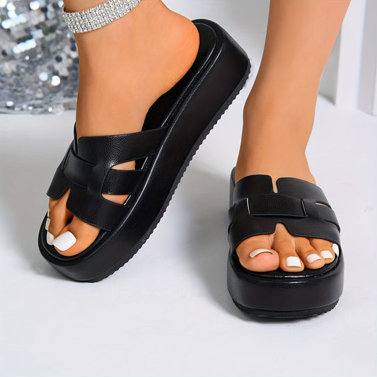 Casual Versatile Lightweight Open-Toe Thick-Soled Sandals,