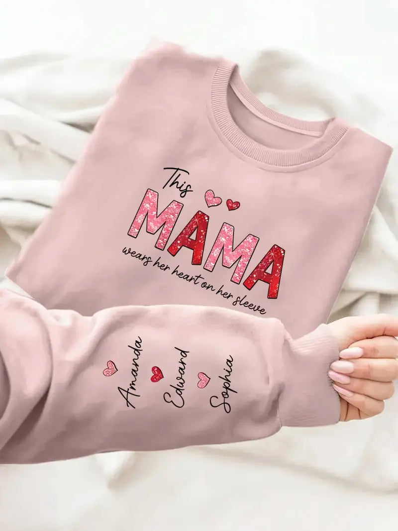 Women's "This Mama Loves Her s" Long Sleeve Sweatshirt