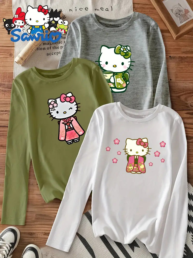 3pcs Set Combination of Sanrio Family for hello kitty