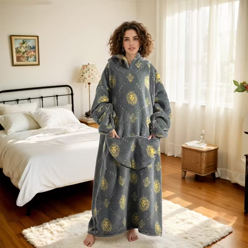 Cozy Oversized Wearable Blanket Hoodie,