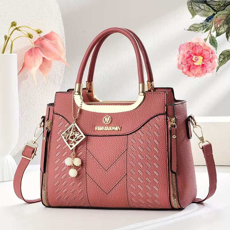 Women'S Elegant Handbag - Convertible Crossbody/Clutch Purse with Adjustable Strap