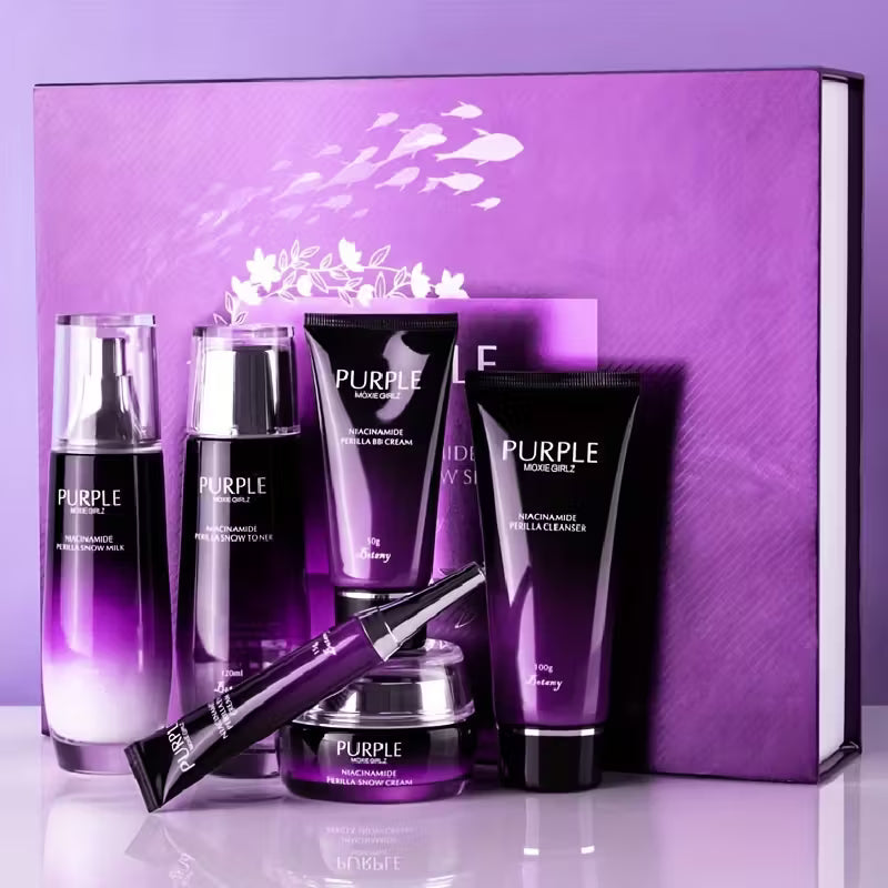 1 Set Niacinamide & Hyaluronic Acid Facial Skincare Set for Women