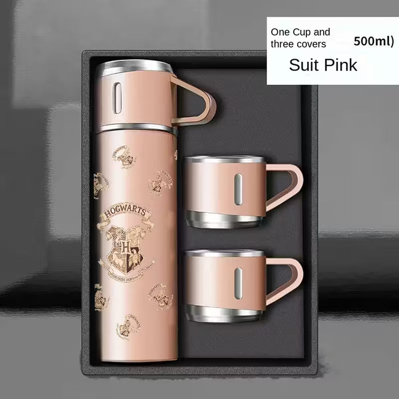 Set Warner Bros. Harry Potter Stainless Steel Vacuum Flask Set,