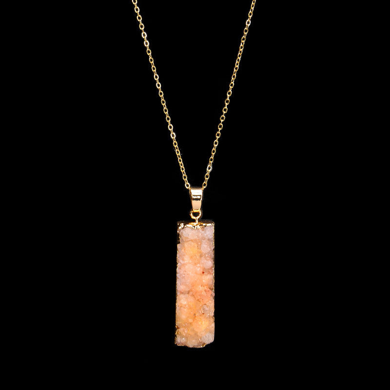 Natural Stone Pendant Necklace