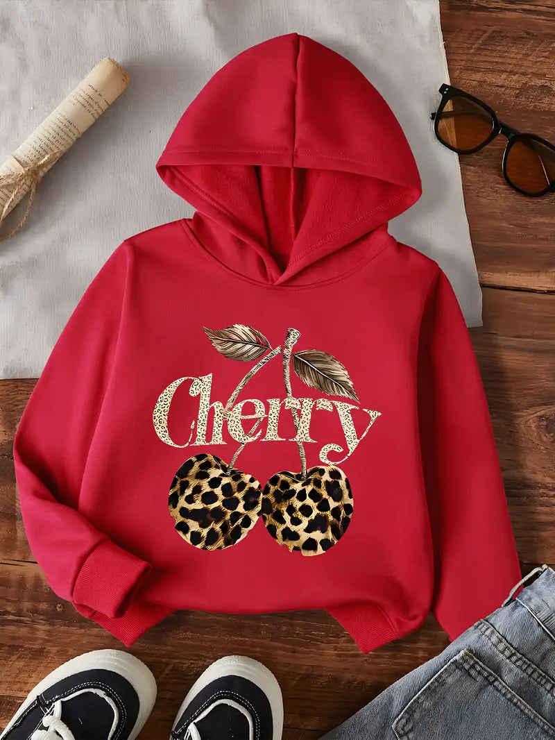 girls Graphic Pullover Sweatshirt