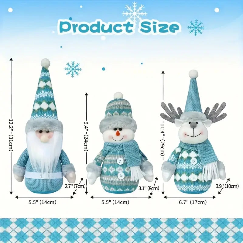 3pcs Christmas Decorations,