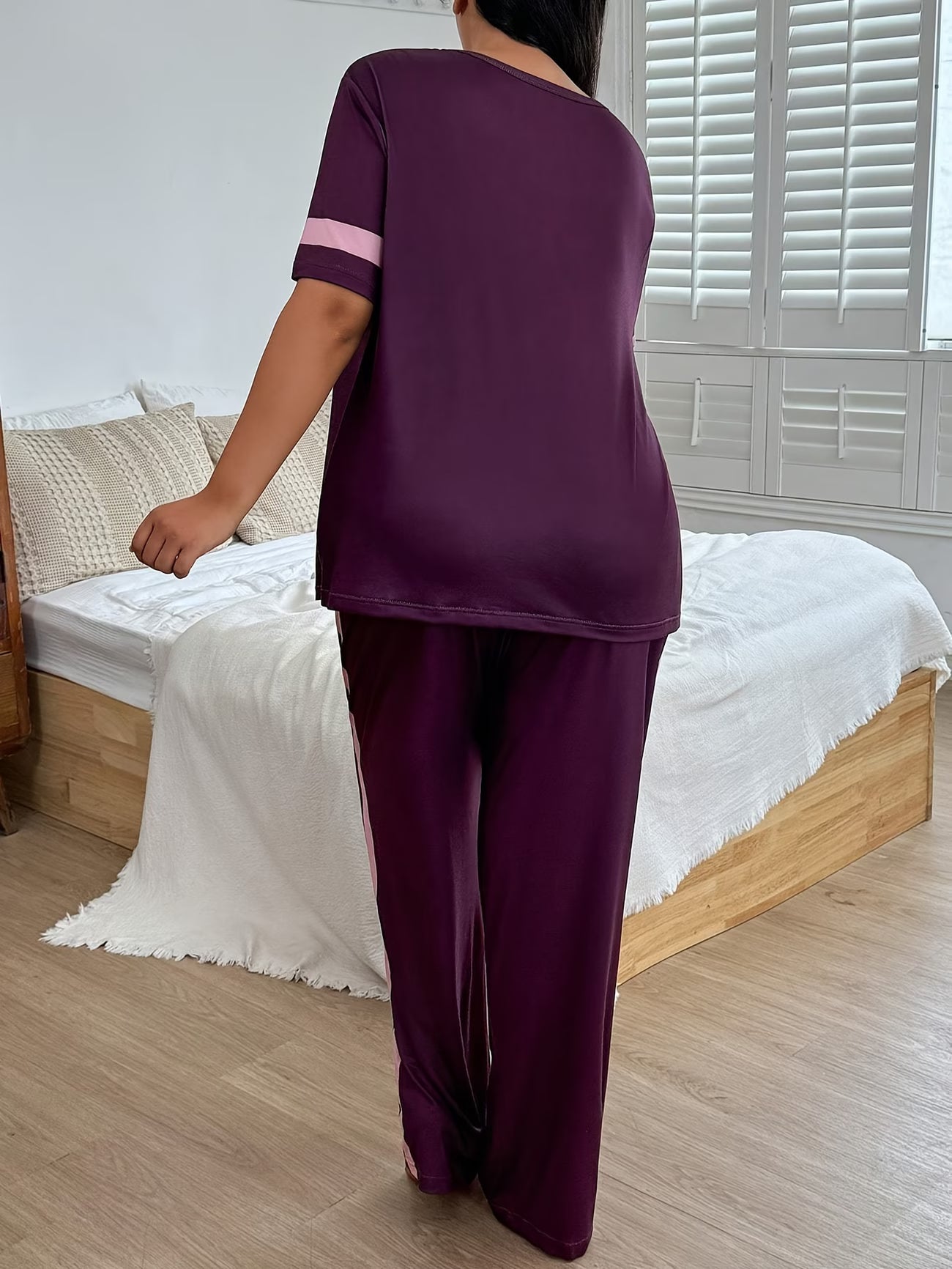 Plus Size Women's Fashion Casual Set,